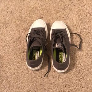 Converse worn once grey